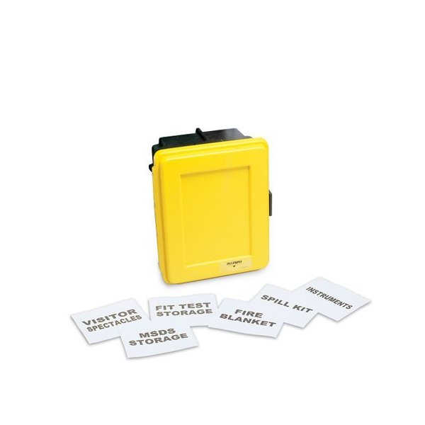 Allegro Industries Generic Yellow Wall Case W Label Kit 4400-Y